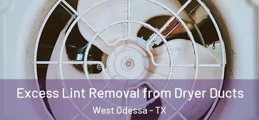 Excess Lint Removal from Dryer Ducts West Odessa - TX